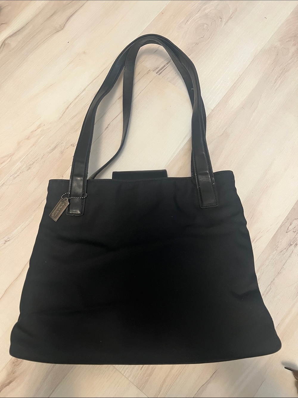 Vintage Coach Classic Black Women's Tote Bag